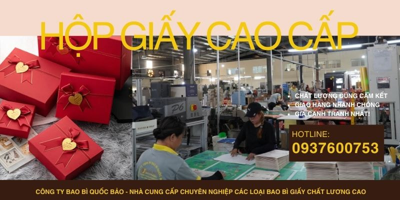 Sản Xuất Bao Bì Giấy Cho Mọi Ngành Hàng – Quốc Bảo Đồng Hành Cùng Thương Hiệu