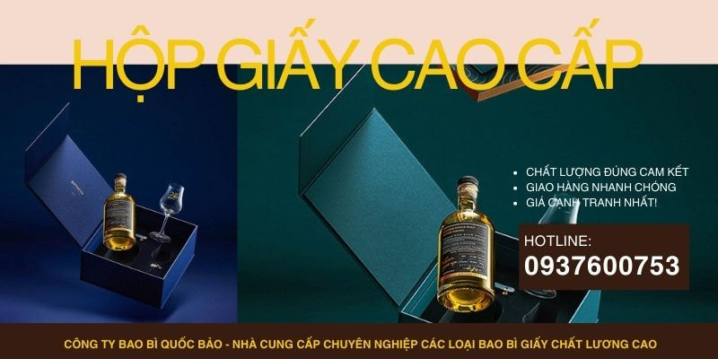 Hộp đựng quà cao cấp, Sản xuất bao bì giấy