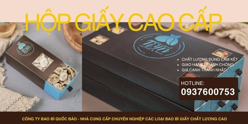 Hộp đựng quà cao cấp, Sản xuất bao bì giấy