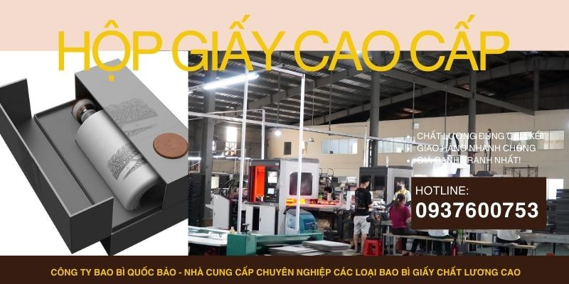 Hộp đựng quà cao cấp, Sản xuất bao bì giấy