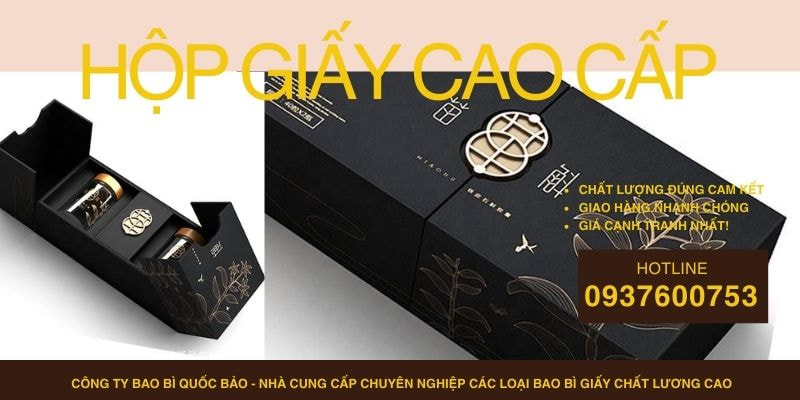 Hộp đựng quà cao cấp, Sản xuất bao bì giấy