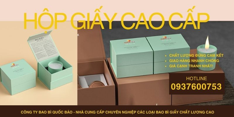 Hộp Đựng Quà Cao Cấp Theo Yêu Cầu – Sản Xuất Bao Bì Giấy Tại Quốc Bảo