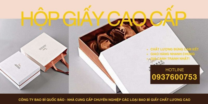 Hộp Đựng Quà Cao Cấp Theo Yêu Cầu – Sản Xuất Bao Bì Giấy Tại Quốc Bảo