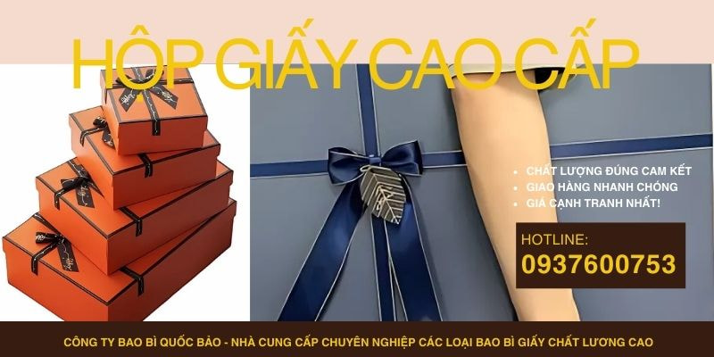 Hộp giấy mềm đựng quà: Sang trọng và tiết kiệm chi phí