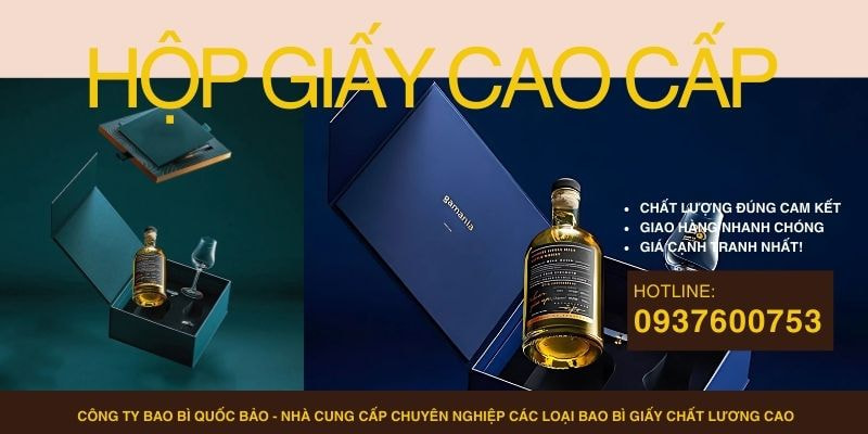 Hộp đựng quà cao cấp, Sản xuất bao bì giấy