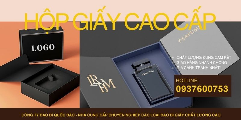 Hộp đựng quà cao cấp, Sản xuất bao bì giấy
