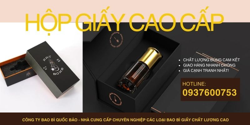 Hộp đựng quà cao cấp, Sản xuất bao bì giấy