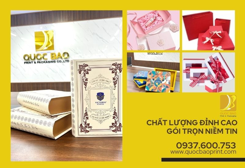 Hộp Giấy Đựng Quà - Giải Pháp Đóng Gói Bền Vững Từ Quốc Bảo