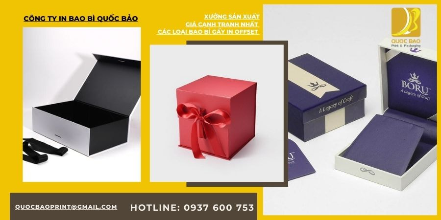 Sản xuất hộp theo yêu cầu với thiết kế độc quyền và giá tốt