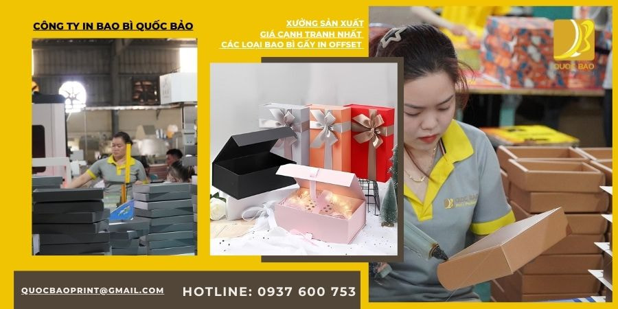 In Hộp Cứng Cao Cấp: Giải Pháp Đóng Gói Hoàn Hảo Cho Ngành F&B