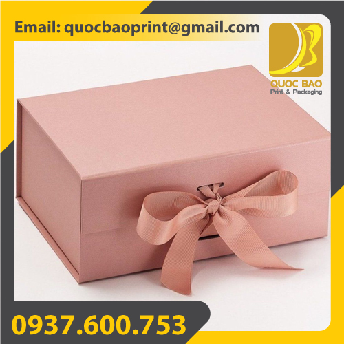 Hộp đựng quà tặng cao cấp - Bao bì giấy Quốc Bảo