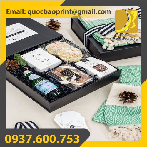 Hộp đựng quà tặng cao cấp - Bao bì giấy Quốc Bảo