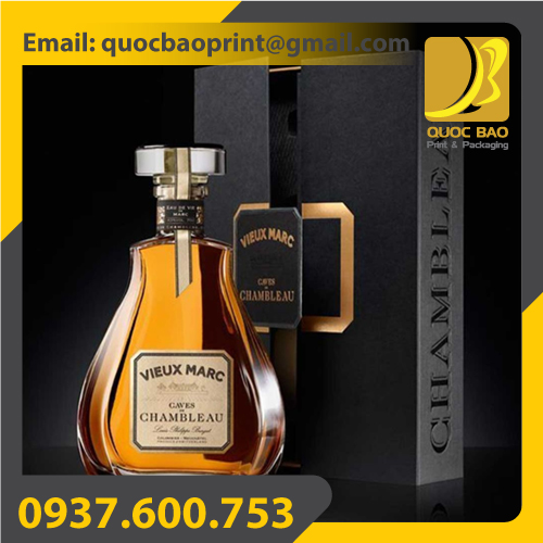 Hộp rượu cao cấp - Bao Bì Giấy Quốc Bảo