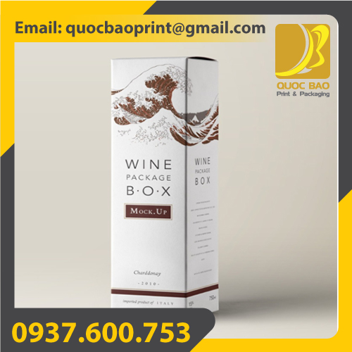 Hộp rượu cao cấp - Bao Bì Giấy Quốc Bảo