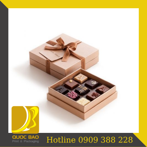 Hộp giấy đựng bánh cao cấp