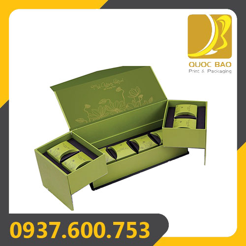 Hộp đựng quà tặng cao cấp - Bao bì giấy Quốc Bảo