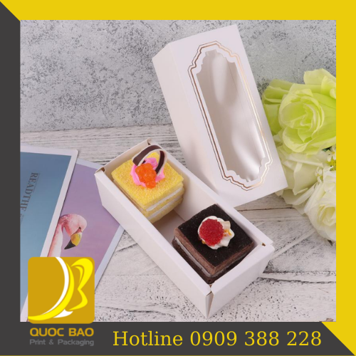 Hộp giấy đựng bánh cao cấp
