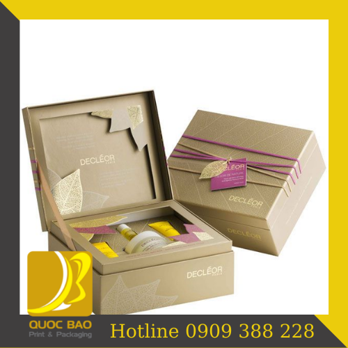 Hộp Mỹ phầm cao cấp - Bao Bì Giấy Quốc Bảo