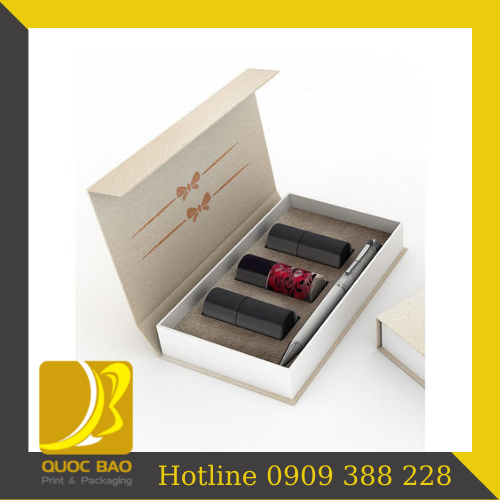 Hộp Mỹ phầm cao cấp - Bao Bì Giấy Quốc Bảo