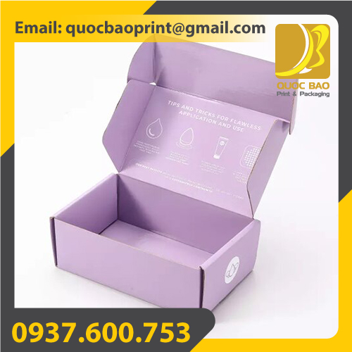 In Hộp Carton khổ lớn - In bao Bì Giấy Quốc Bảo