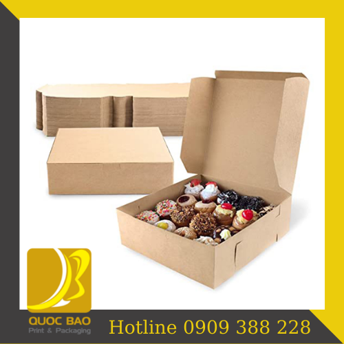 Hộp giấy đựng bánh cao cấp