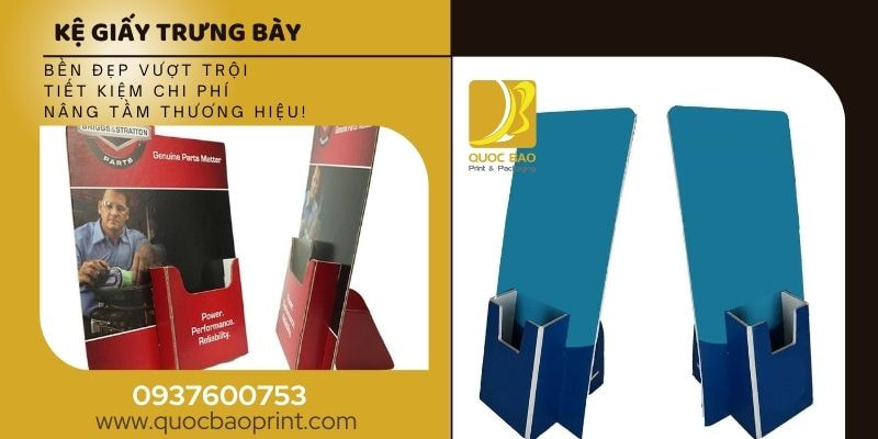 Kệ Giấy Trưng Bày – Bí Quyết Để Sản Phẩm Luôn Nổi Bật Trong Mắt Khách Hàng