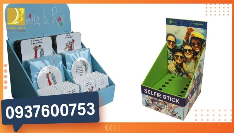 Ứng dụng kệ giấy carton trong siêu thị giúp tối ưu trưng bày sản phẩm