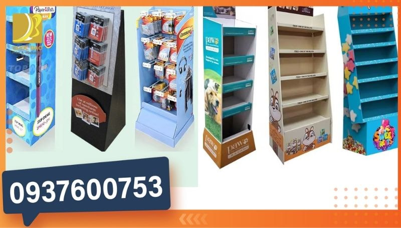 Ứng dụng kệ giấy carton trong siêu thị giúp tối ưu trưng bày sản phẩm