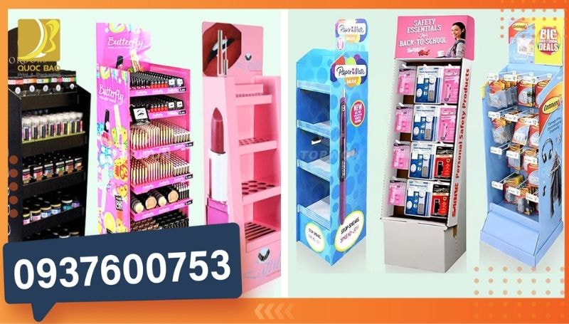 Thiết kế & in offset kệ quảng cáo theo nhận diện thương hiệu giúp tăng hiệu quả truyền thông.