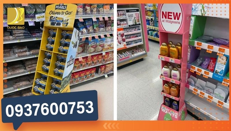 tăng khả năng nhận diện thương hiệu thông qua giải pháp kệ giấy trưng bày được thiết kế độc đáo, mang lại hiệu quả kinh doanh vượt trội.