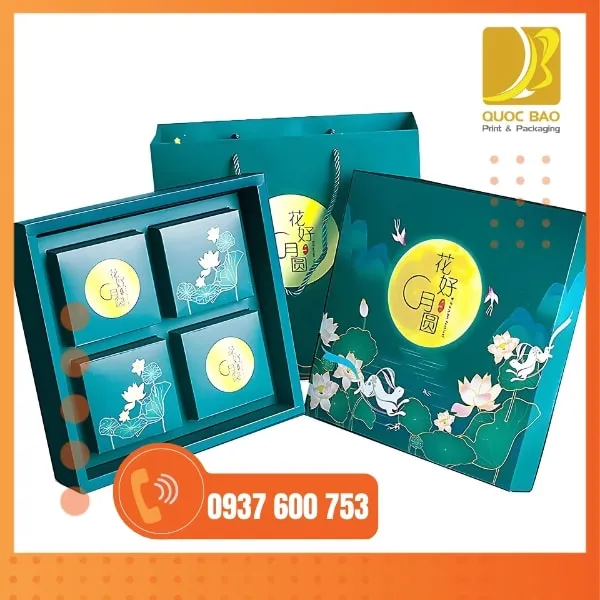 Tối ưu kích thước hộp bánh Trung Thu khi in hộp cứng cao cấp để tiết kiệm chi phí