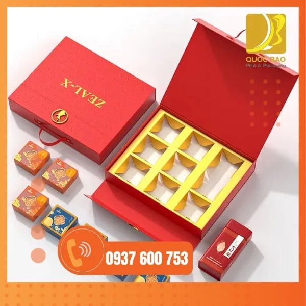 Hộp bánh Trung Thu - In hộp giấy giá rẻ cho mùa lễ hội rực rỡ