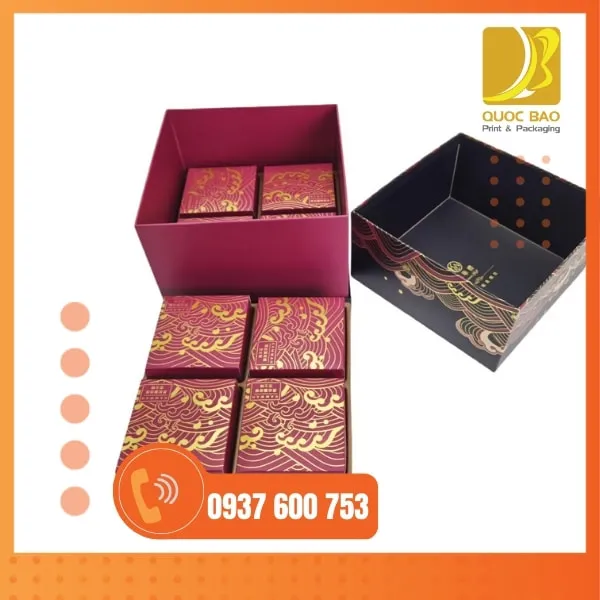 Hộp bánh Trung Thu - In hộp giấy giá rẻ, giao hàng cực nhanh