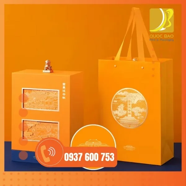 in ấn vỏ hộp bánh Trung Thu cao cấp với chất liệu thân thiện môi trường