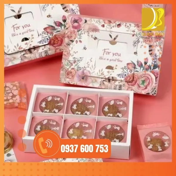 in hộp cứng cao cấp  - kích thước hộp bánh trung thu