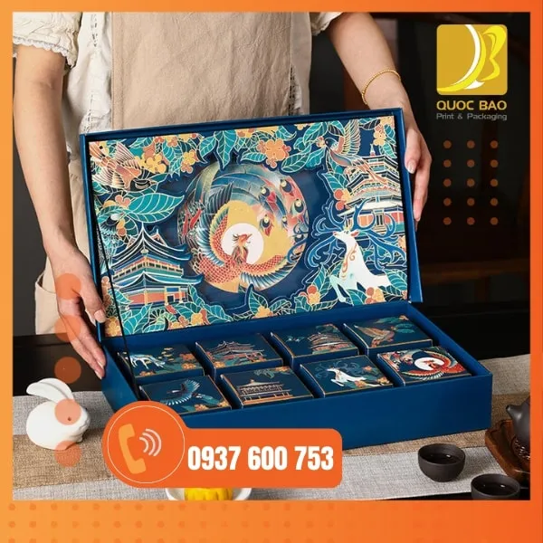 Cty bao bì giấy nào chuyên sản xuất hộp đựng bánh Trung Thu đẹp, ấn tượng?