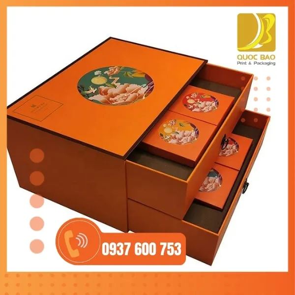 in ấn vỏ hộp bánh Trung Thu bằng giấy Kraft – Xu hướng bền vững