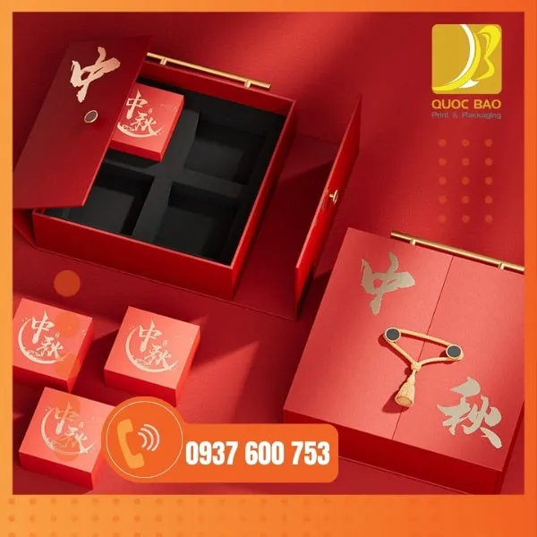 Hộp bánh Trung Thu - In hộp giấy giá rẻ không làm bạn thất vọng