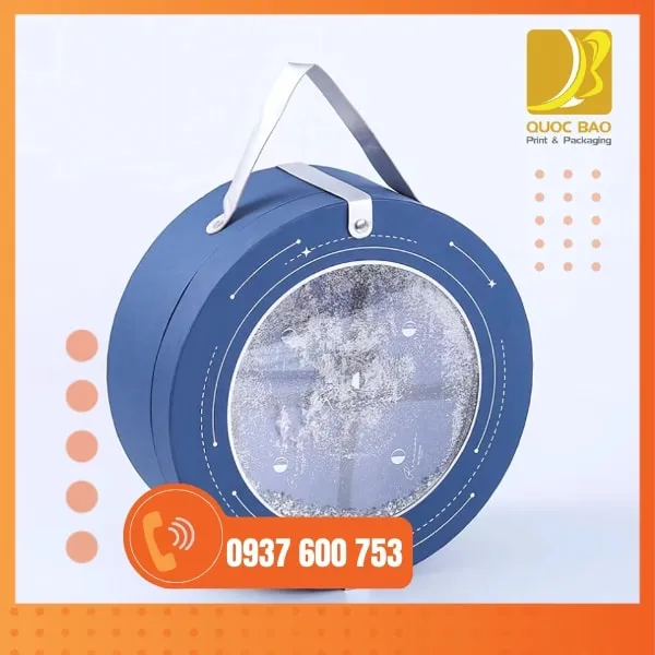 In hộp giấy cứng giúp hộp Trung Thu cao cấp trở nên sang trọng, đẳng cấp