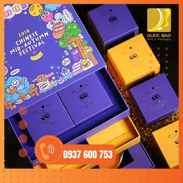 Hộp bánh Trung Thu cao cấp – Đầu tư nhỏ, hiệu quả truyền thông lớn