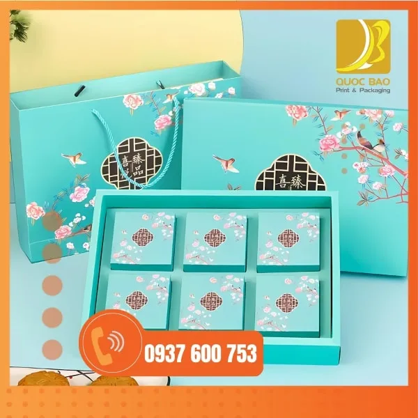Hộp bánh Trung Thu - In hộp giấy giá rẻ khiến đối thủ dè chừng