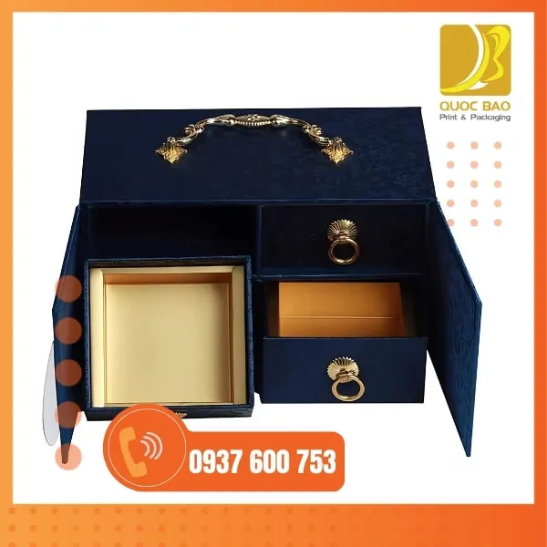 Hộp bánh Trung Thu cao cấp – In ấn cá nhân hóa theo yêu cầu