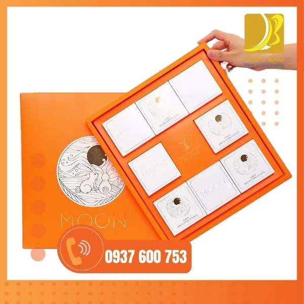 Hộp bánh Trung Thu cao cấp – In ấn cá nhân hóa theo yêu cầu