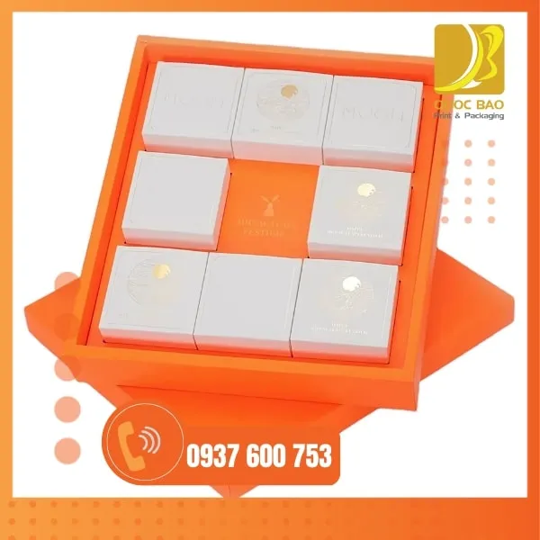 Hộp bánh Trung Thu cao cấp – In ấn cá nhân hóa theo yêu cầu