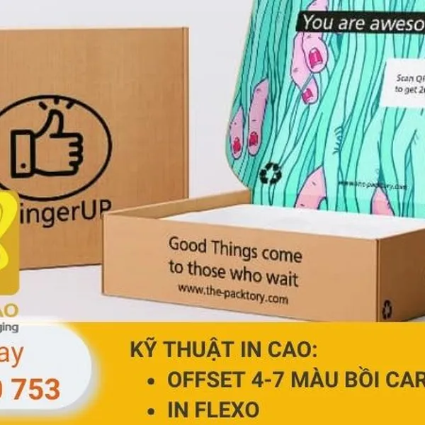 Giải Pháp Đóng Gói Tiết Kiệm Chi Phí - Hộp Carton Nắp Gài Quốc Bảo