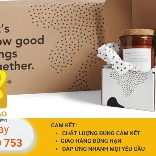 Đóng Gói Hiệu Quả - Hộp Carton Nắp Gài Quốc Bảo