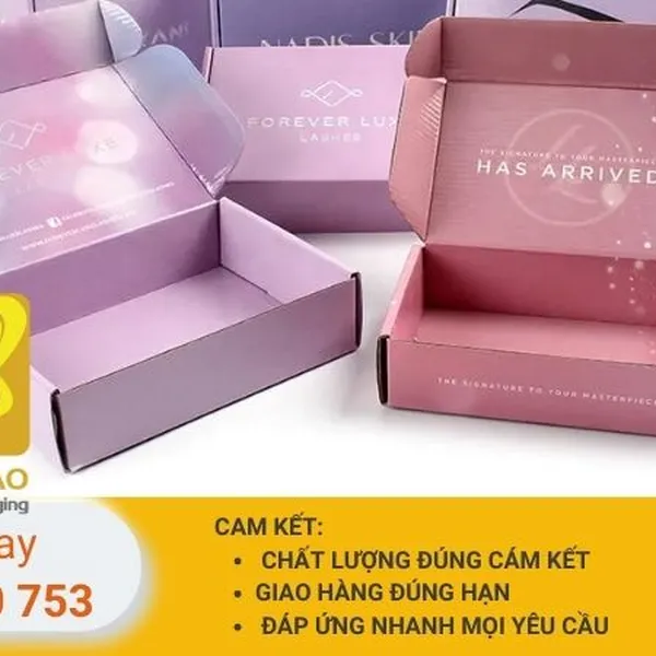 Dễ sử dụng: Hộp giấy carton đóng hàng thân thiện với người dùng.