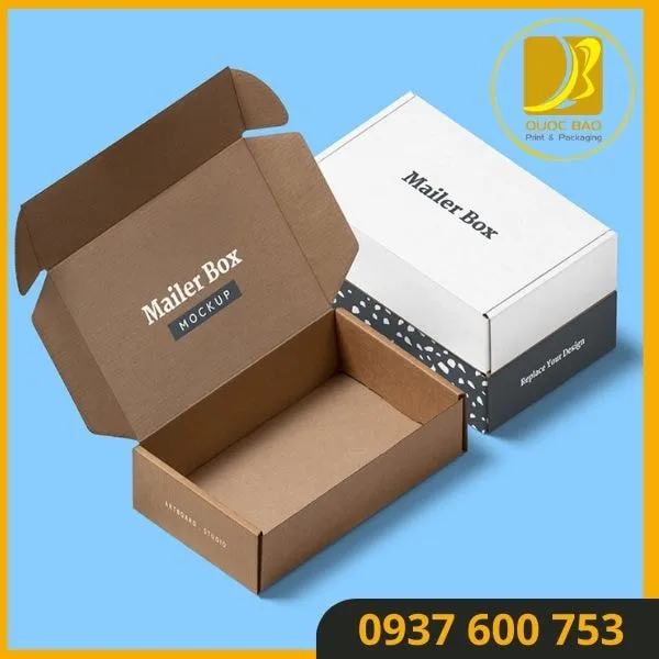 Bảo Vệ Sản Phẩm Hiệu Quả - Hộp Carton Nắp Gài Quốc Bảo