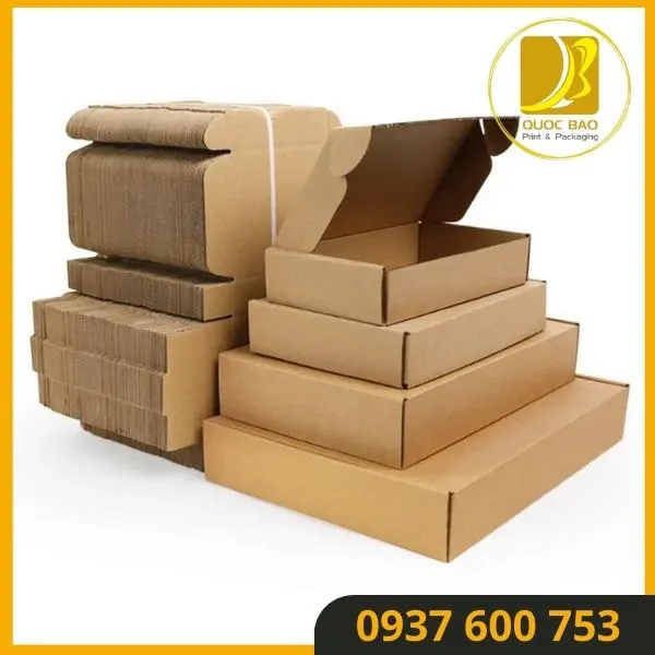 Giải Pháp Đóng Gói An Toàn - Hộp Carton Nắp Gài Quốc Bảo