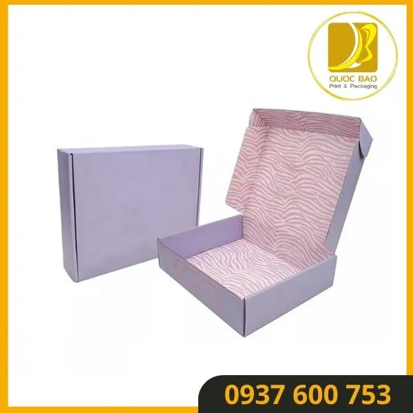 Giải Pháp Đóng Gói An Toàn - Hộp Carton Nắp Gài Quốc Bảo